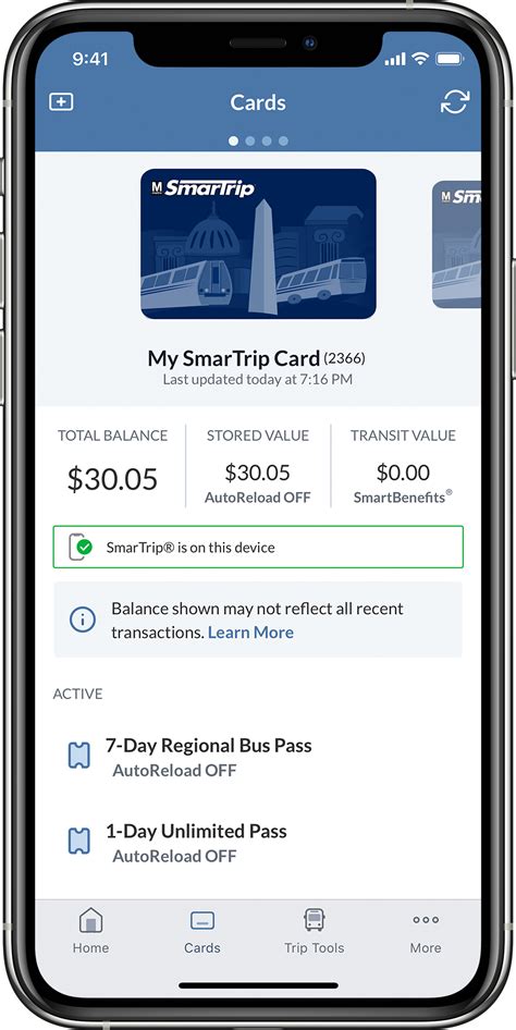 can i reload my smart trip card|wmata smartrip check balance.